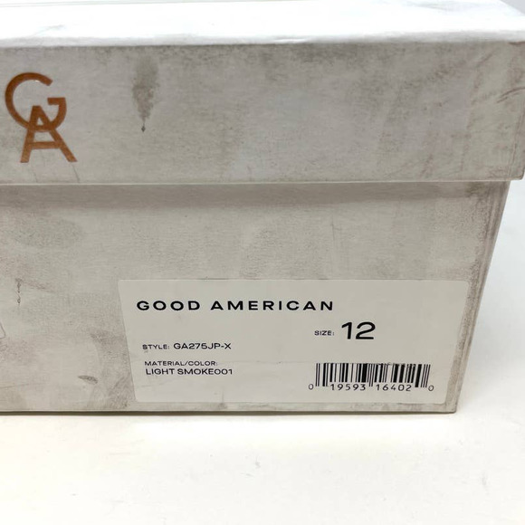 Good American Cinder-F*CKING-RELLA Jeweled Pump In Light Smoke Size 12 New - Picture 16 of 16